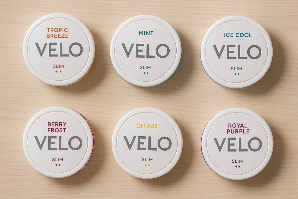 velo snus design utbud vitt snus